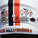 Virginia football helmet.