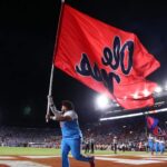 Ole Miss football flag.