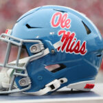 Ole Miss helmet.