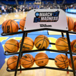 Basketballs are shown.