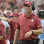 Alabama head coach Kalen DeBoer.