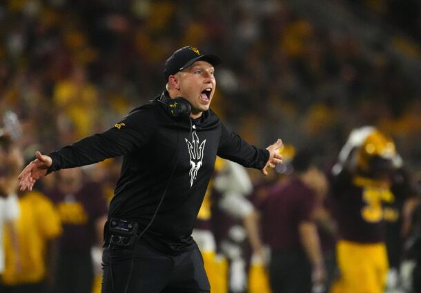 Arizona State coach Kenny Dillingham.