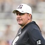 Texas A&M coach Mike Elko.